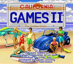 California Games 2 screen shot 1 1