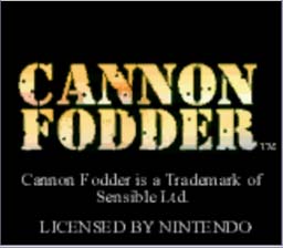 Cannon Fodder GBC Screenshot Screenshot 1