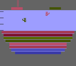 Canyon Bomber Atari 2600 Screenshot 1