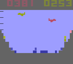 Canyon Bomber Atari 2600 Screenshot 2