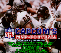 Capcom's MVP Football screen shot 1 1