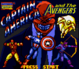 Captain America and the Avengers Gamegear Screenshot Screenshot 1