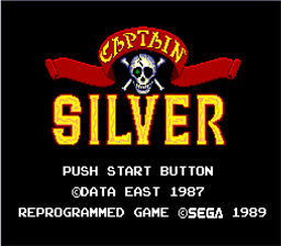 Captain Silver Master System Screenshot 1