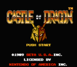 Castle of Dragon NES Screenshot 1