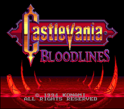 Castlevania Bloodlines Sega Genesis Screenshot 1