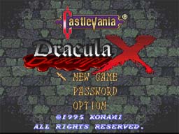 Castlevania Dracula X screen shot 1 1