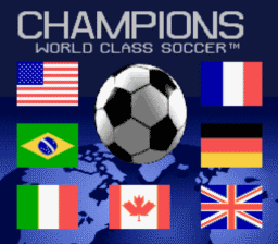 Champions World Class Soccer SNES Screenshot 1