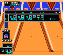 Championship Bowling NES Screenshot Screenshot 3
