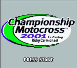 Championship Motocross 2001 screen shot 1 1