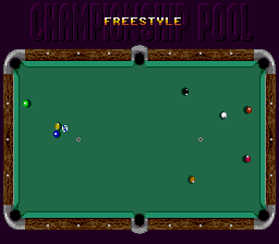 Championship Pool Genesis Screenshot Screenshot 2