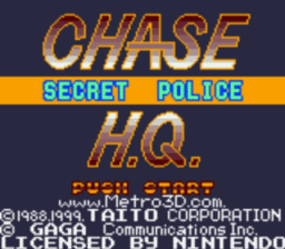 Chase H.Q. Secret Police Gameboy/Gameboy Color Screenshot 1