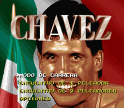 Chavez Boxing SNES Screenshot 1