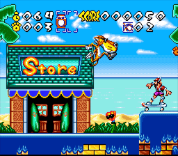 Chester Cheetah Wild Wild Quest SNES Screenshot 2