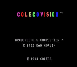 Choplifter Colecovision Screenshot 1