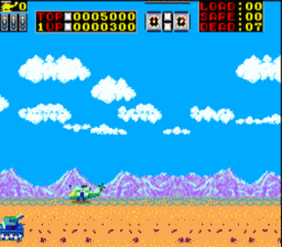 Choplifter Master System Screenshot 2