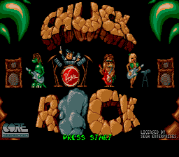 Chuck Rock Sega Genesis Screenshot 1