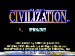 Civilization Super Nintendo Screenshot 1