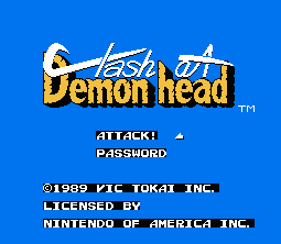 Clash at Demonhead NES Screenshot 1