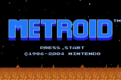 Classic NES Series: Metroid GBA Screenshot Screenshot 1