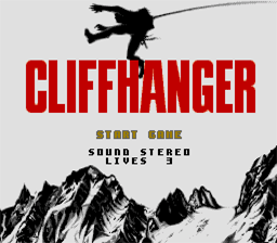 Cliffhanger SNES Screenshot Screenshot 1