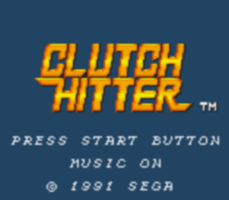 Clutch Hitter Gamegear Screenshot Screenshot 1