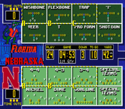 College Football USA 97 SNES Screenshot 4
