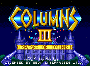 Columns 3 Sega Genesis Screenshot 1