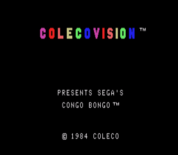 Congo Bongo Colecovision Screenshot Screenshot 1