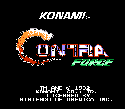 Contra Force NES Screenshot 1