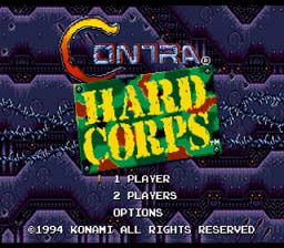 Contra Hard Corps Genesis Screenshot Screenshot 1