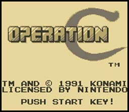 Contra Operation C GB Screenshot 1