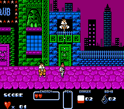 Cool World NES Screenshot Screenshot 3