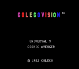 Cosmic Avenger Colecovision Screenshot 1