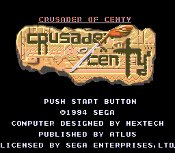 Crusader of Centy Genesis Screenshot 1