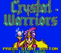Crystal Warriors Gamegear Screenshot Screenshot 1
