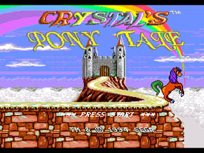 Crystal's Pony Tale Genesis Screenshot 1
