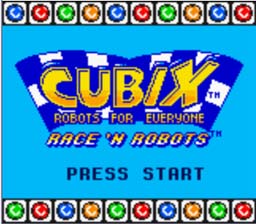 Cubix Robots for Everyone Race 'N Robots Gameboy/Gameboy Color Screenshot 1