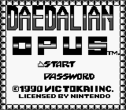 Daedalian Opus Gameboy Screenshot Screenshot 1