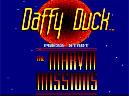 Daffy Duck The Marvin Missions Super Nintendo Screenshot 1
