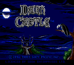 Dark Castle Genesis Screenshot Screenshot 1