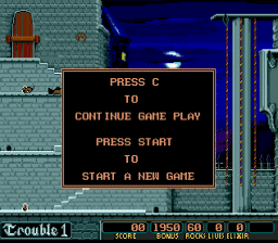 Dark Castle Genesis Screenshot Screenshot 4