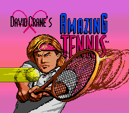 David Crane's Amazing Tennis Genesis Screenshot 1