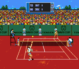 Davis Cup Tennis Genesis Screenshot Screenshot 2