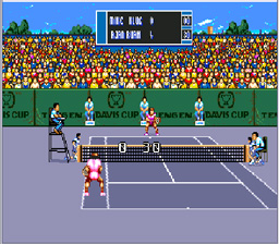 Davis Cup Tennis Genesis Screenshot Screenshot 3