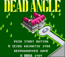 Dead Angle Master System Screenshot 1