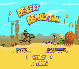 Desert Demolition Starring Road Runner and Wile E. Coyote screen shot 1 1