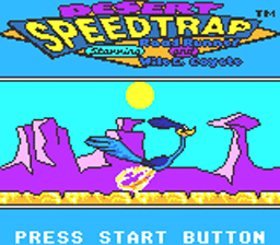 Desert Speedtrap Starring Road Runner and Wile E. Coyote Gamegear Screenshot Screenshot 1