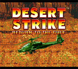 Desert Strike: Return to the Gulf Sega Genesis Screenshot 1