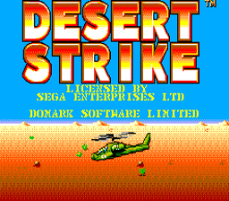 Desert Strike Master System Screenshot 1