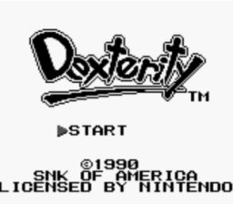 Dexterity Gameboy Screenshot Screenshot 1